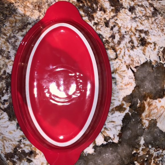 (4) Fiesta Ware Dishes (2) casserole (2) cups Scarlet Color - Picture 7 of 7